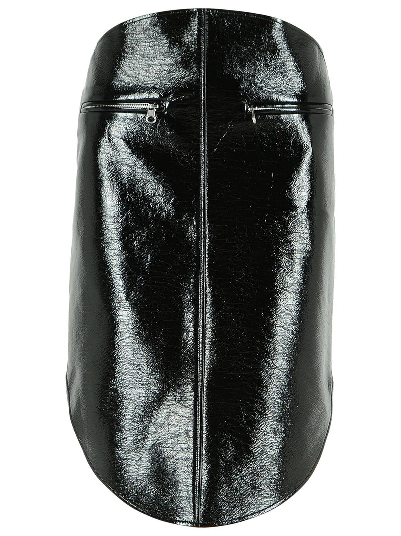 Courreges Courreges Black Cotton Blend Skirt - World Class Fashion