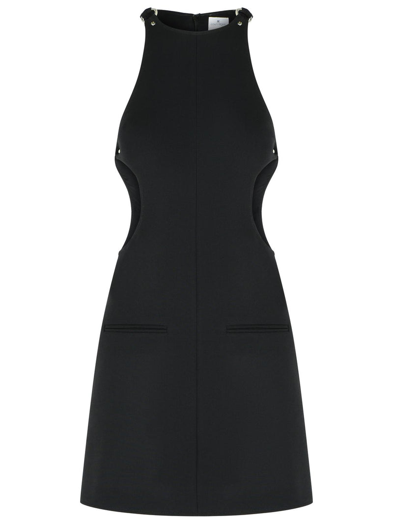 Courreges Courreges Black Wool Blend Dress - World Class Fashion