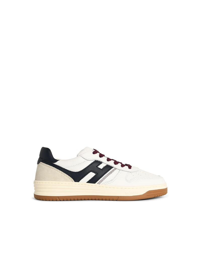 Hogan Hogan 'H630' White Leather Sneakers - World Class Fashion