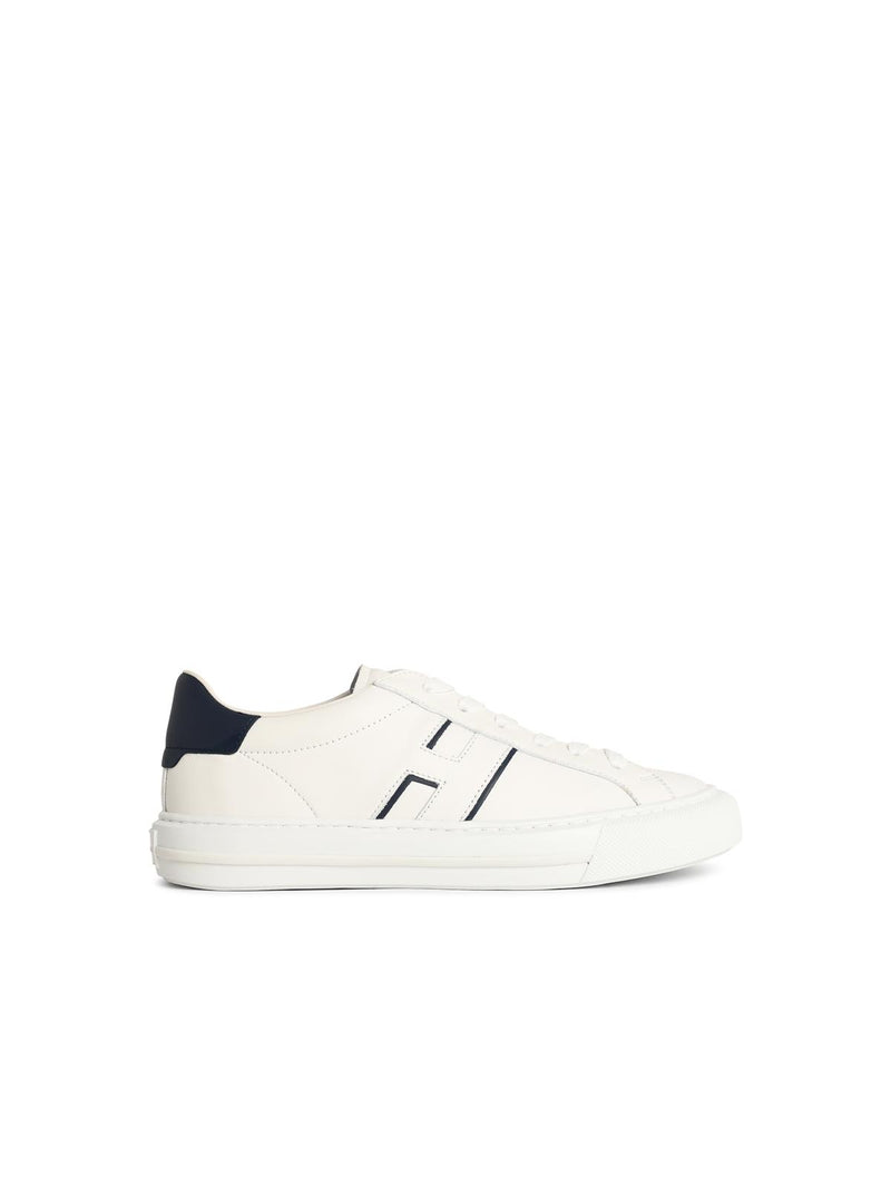 Hogan Hogan 'H691' White Leather Sneakers - World Class Fashion
