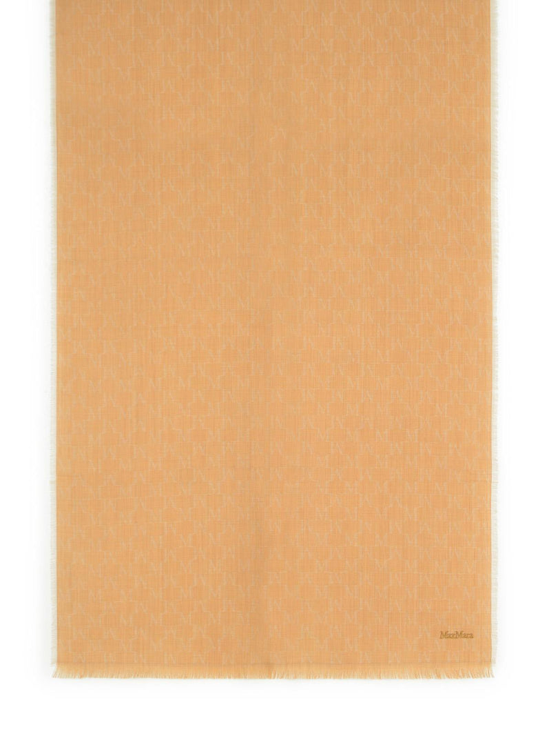 Max Mara Max Mara 'MAGICO' Camel Virgin Wool Scarf - World Class Fashion