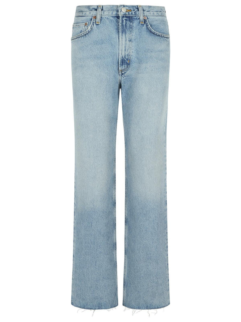 Agolde Agolde LEENA STAGE Regenerated Cotton Jeans Blue - World Class Fashion
