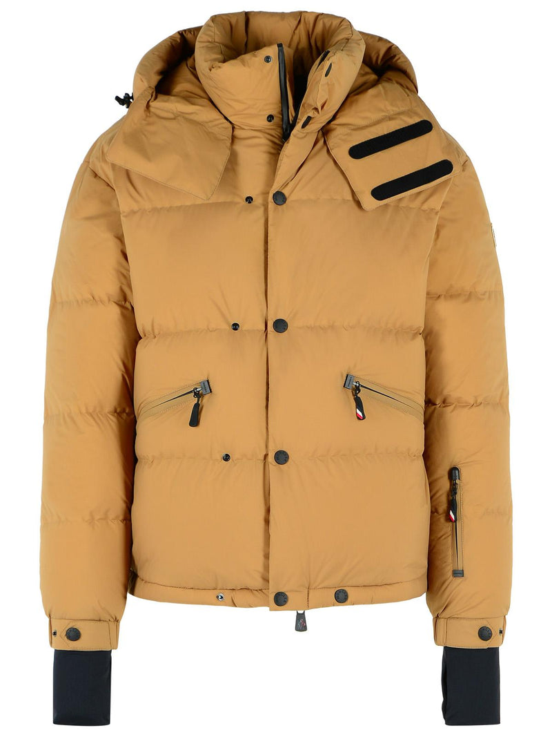 Moncler Grenoble Moncler Grenoble Coraia Beige Hooded Ski Jacket - World Class Fashion