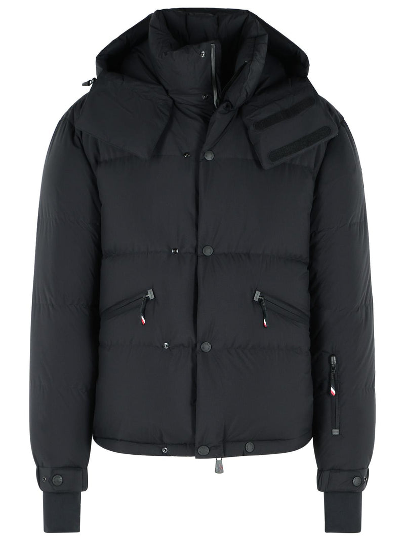 Moncler Grenoble Moncler Grenoble Coraia Black Hooded Ski Jacket - World Class Fashion