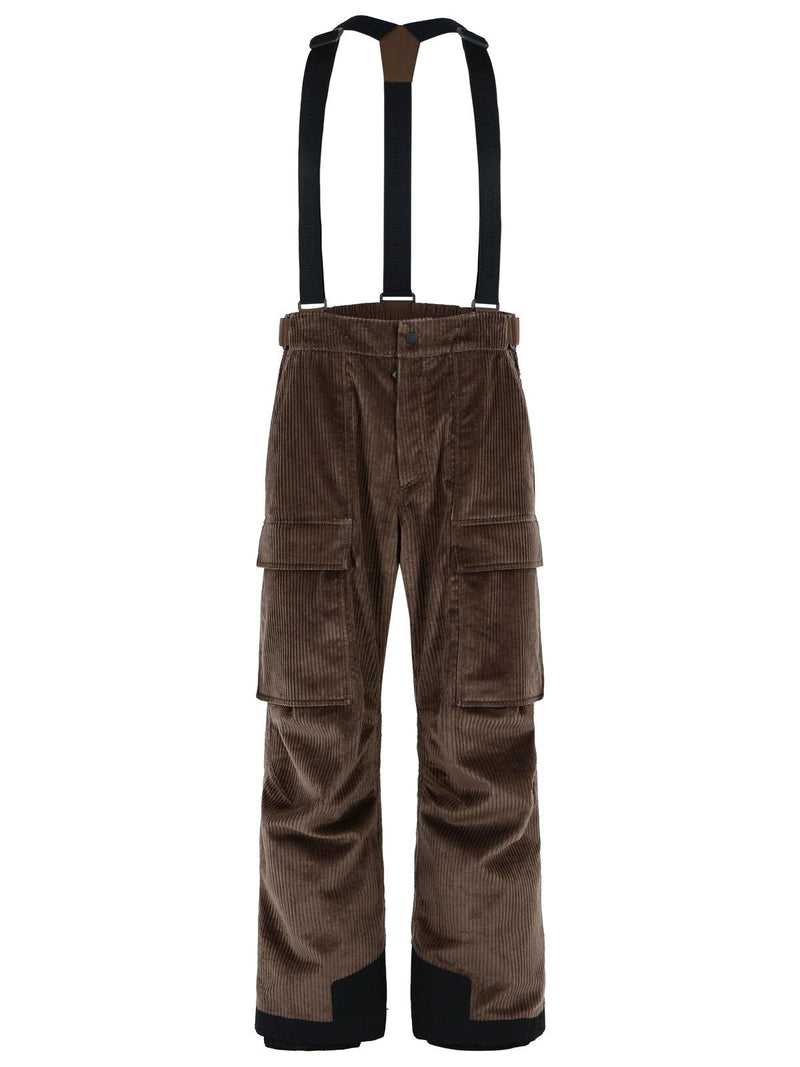 Moncler Grenoble Moncler Grenoble Corduroy Ski Overalls Brown Men - World Class Fashion