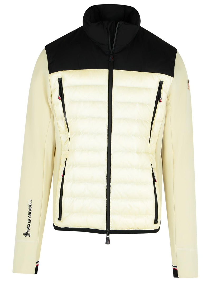 Moncler Grenoble Moncler Grenoble Sudadera Acolchada Beige/Negro Hombre - World Class Fashion