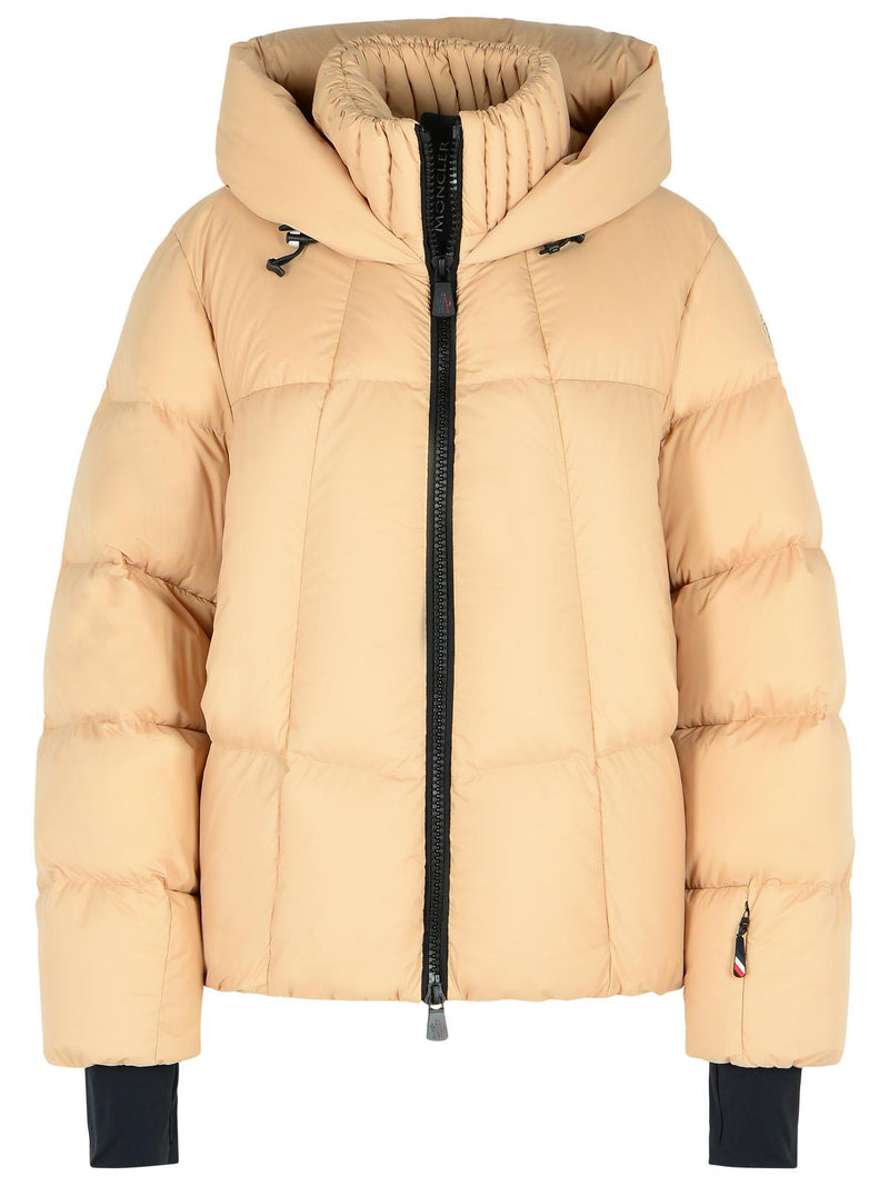 Moncler Grenoble Chaqueta de esquí Moncler Grenoble Bonnieure Beige para mujer - World Class Fashion