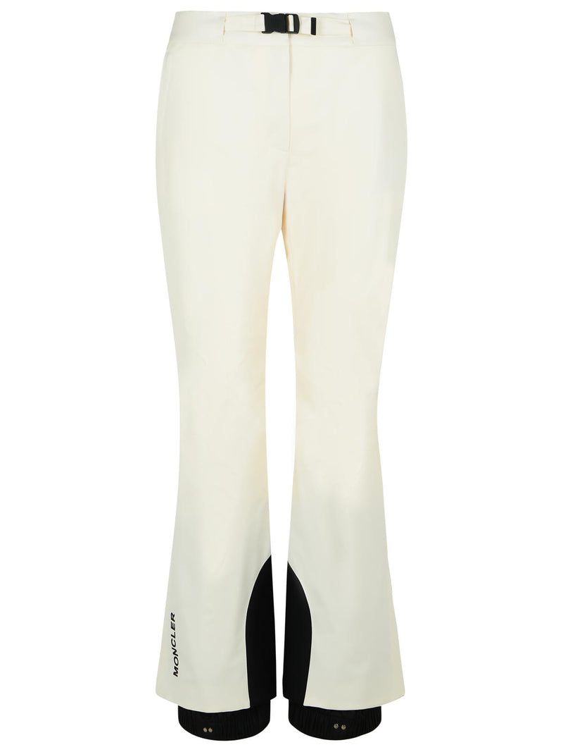 Moncler Grenoble Pantalones de esquí Moncler Grenoble de mezcla de poliéster color blanquecino - World Class Fashion
