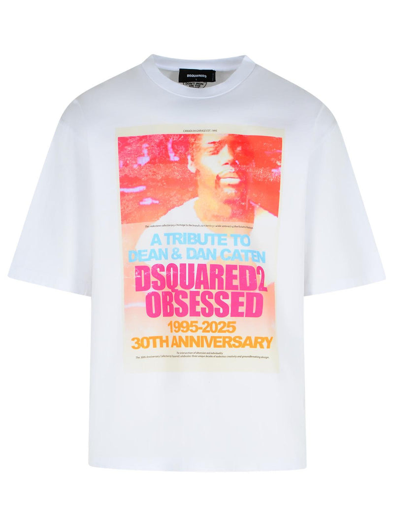 Dsquared2 Dsquared2 White Cotton T-shirt - World Class Fashion