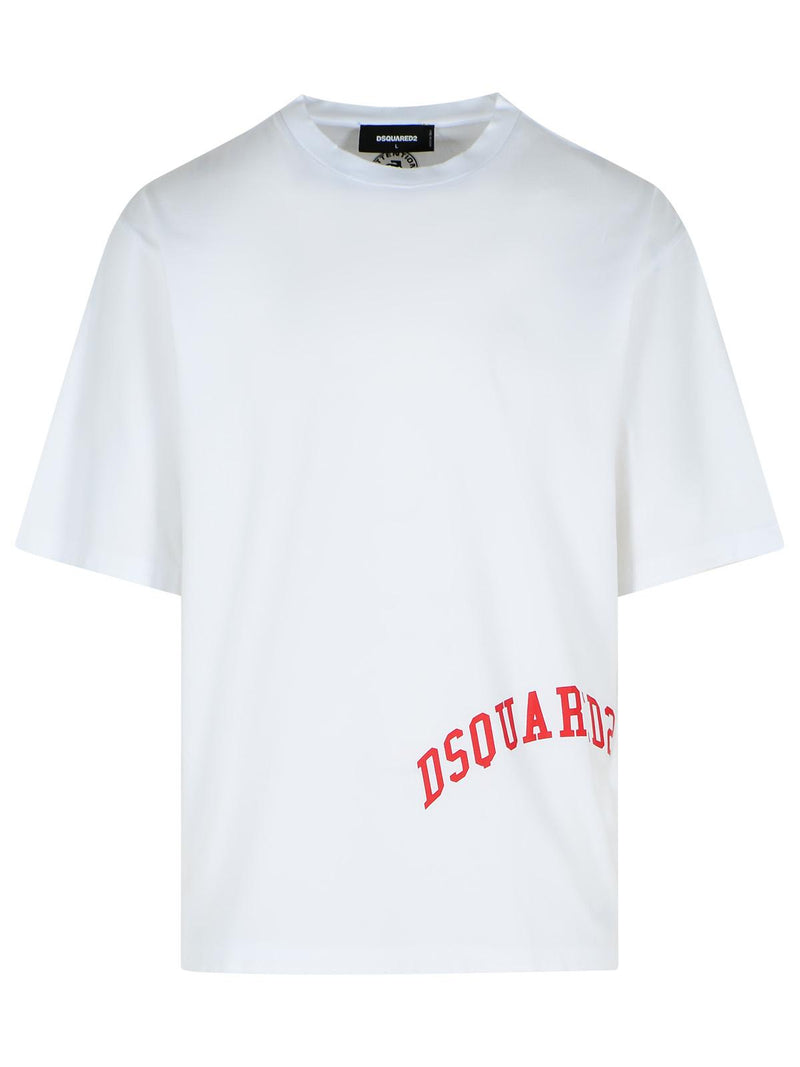 Dsquared2 Dsquared2 White Cotton T-shirt - World Class Fashion