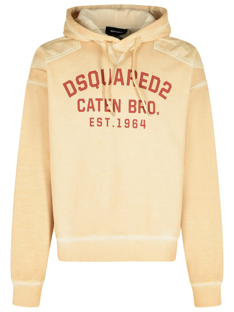 Dsquared2 Dsquared2 CIPRO Sand Cotton Sweatshirt Beige - World Class Fashion