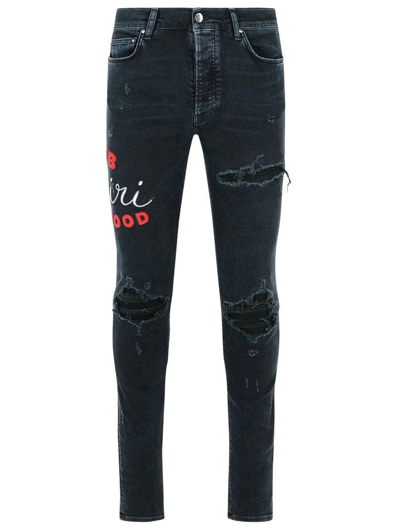 Amiri Amiri Black Cotton Jeans Men - World Class Fashion