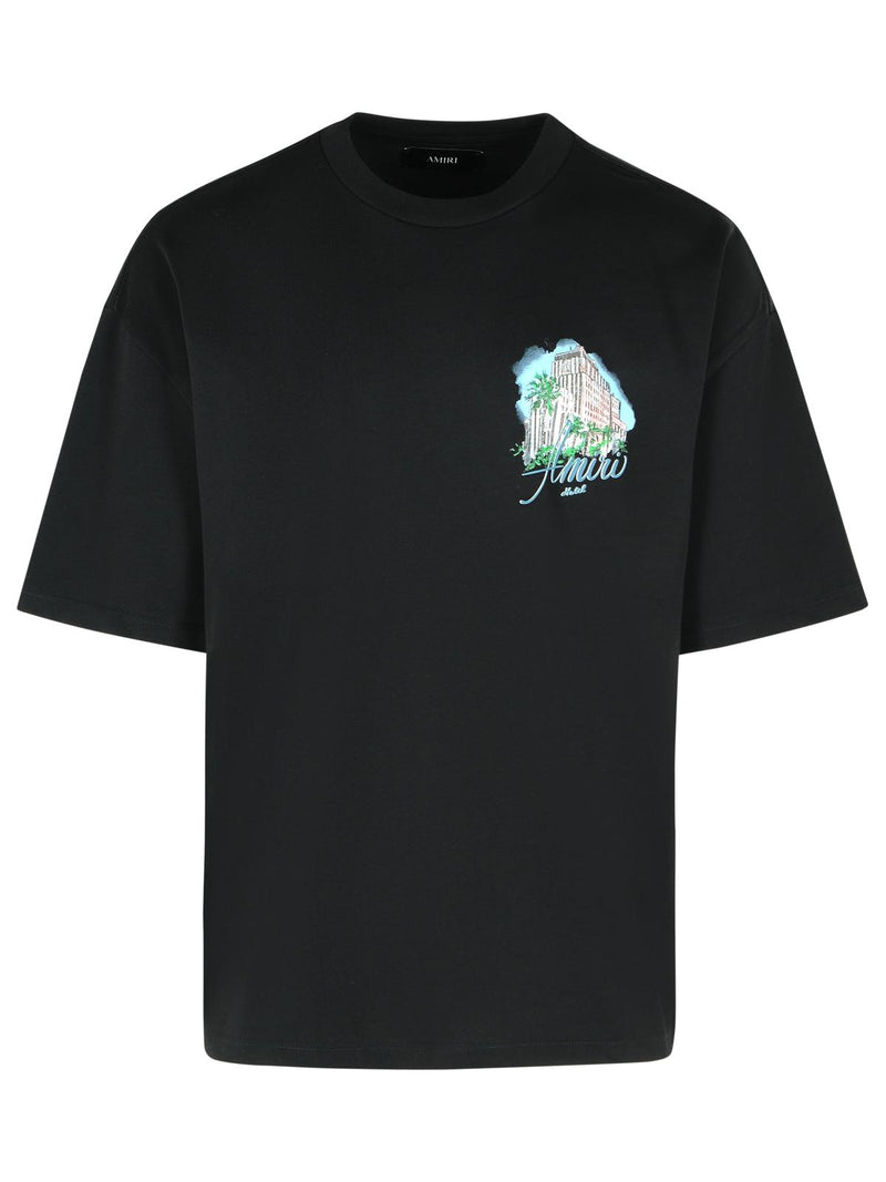 Amiri Amiri Black Cotton T-shirt - World Class Fashion