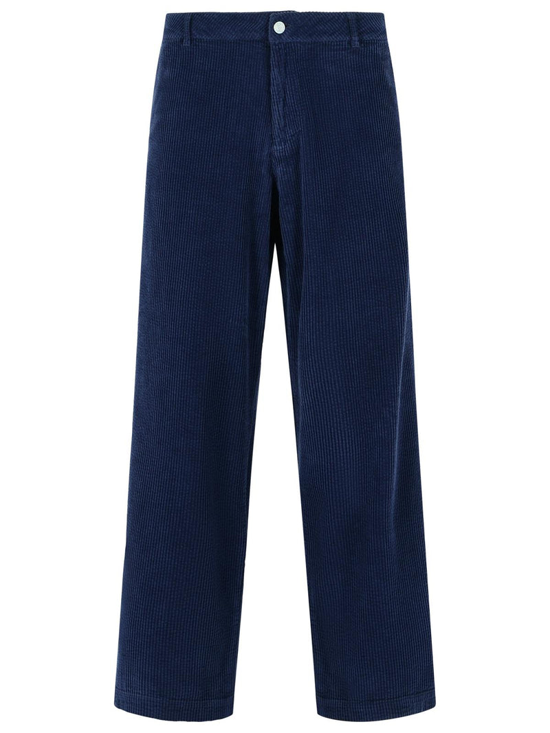 Erl Erl Blue Cotton Pants - World Class Fashion