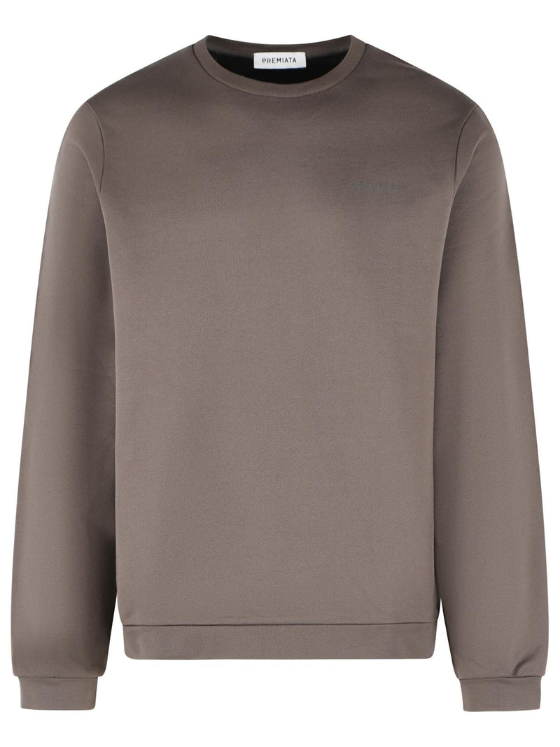 Premiata Premiata Cotton Sweatshirt Mud Brown Men - World Class Fashion