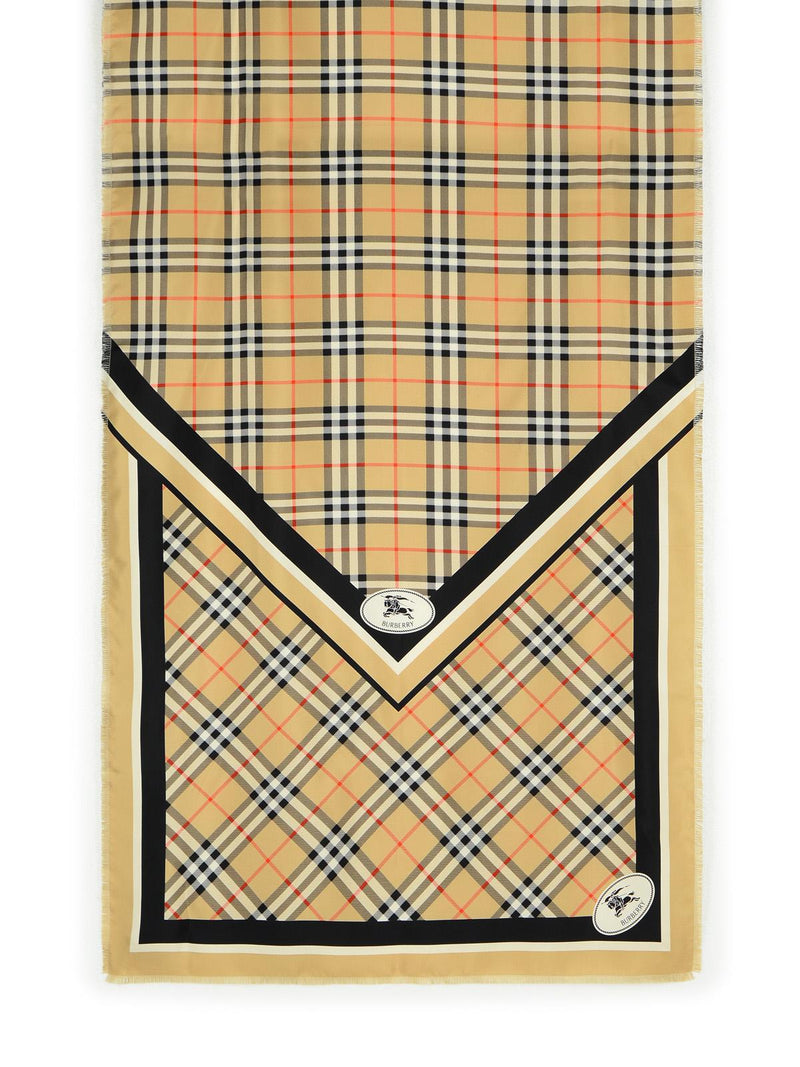 Burberry Burberry Wool Scarf Beige Women - World Class Fashion