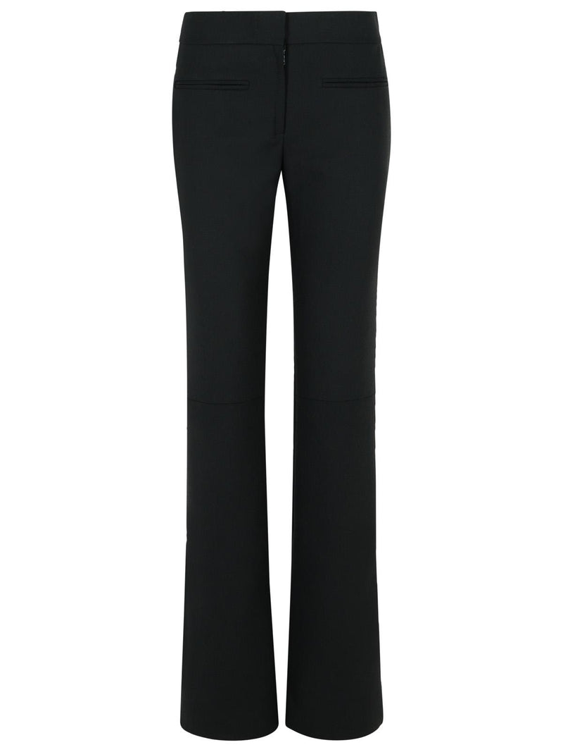 Courreges Courreges Black Wool Blend Pants - World Class Fashion