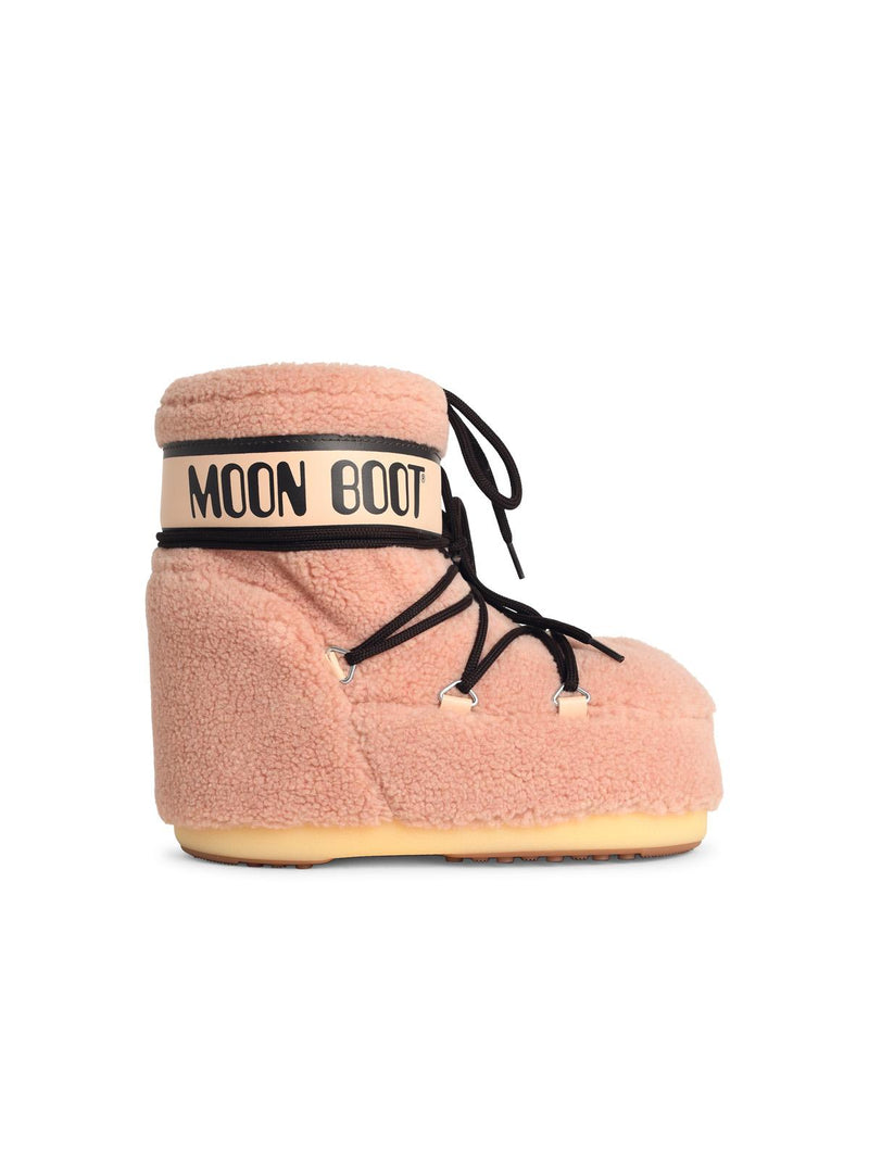 Moonboot Moonboot Pink Faux Fur Boot - World Class Fashion