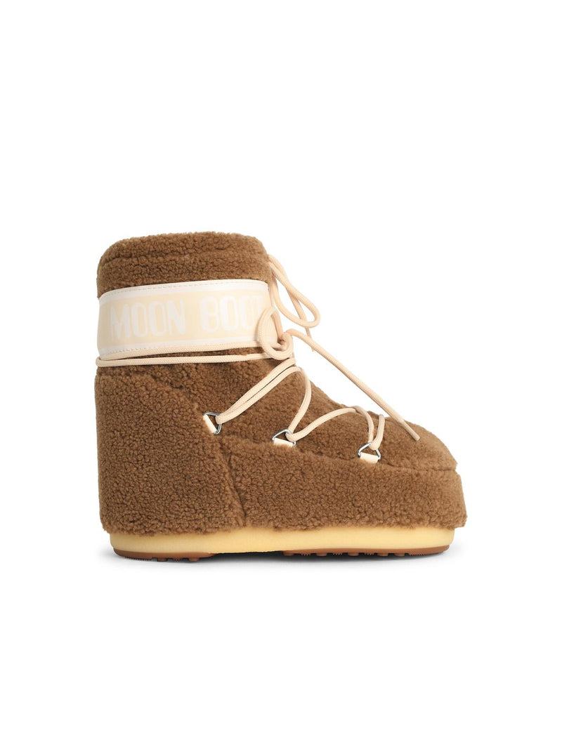 Moonboot Moonboot Camel Faux Fur Boot - World Class Fashion