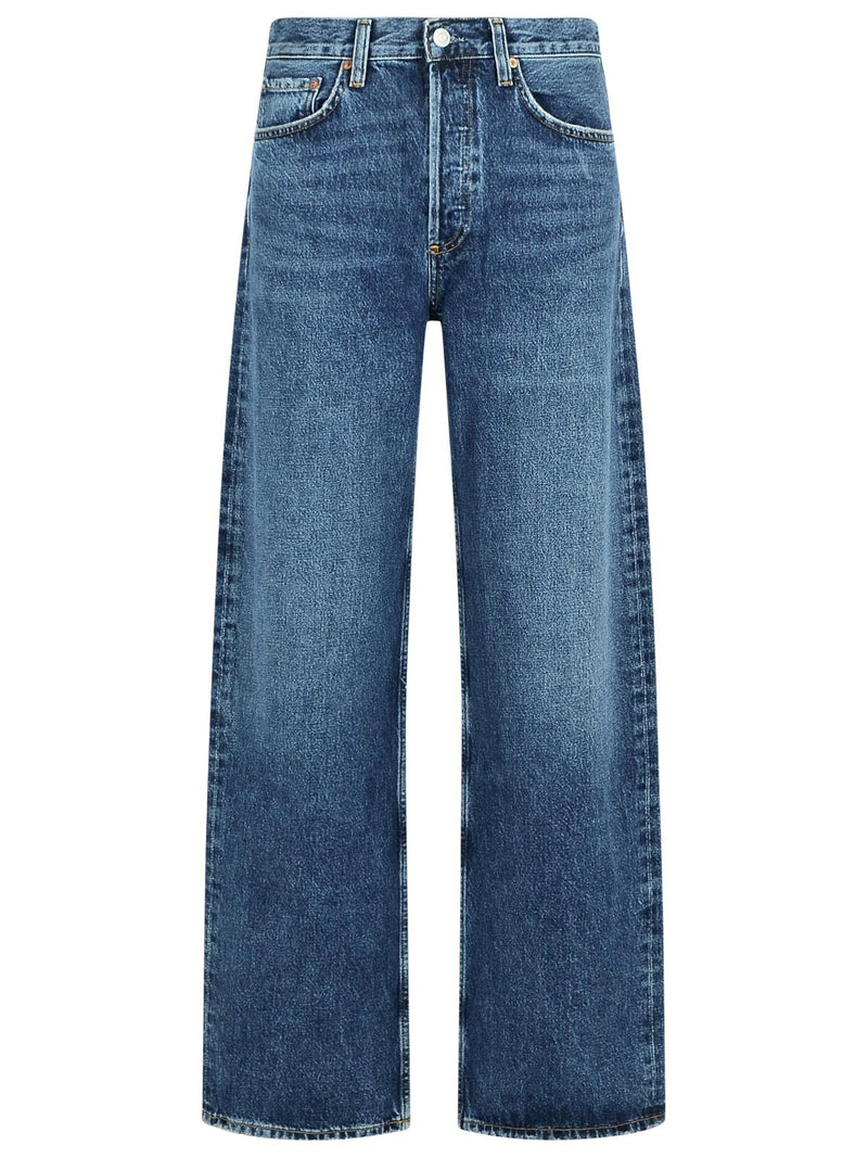 Agolde Agolde ARC Shortwave Denim Jeans Blue - World Class Fashion