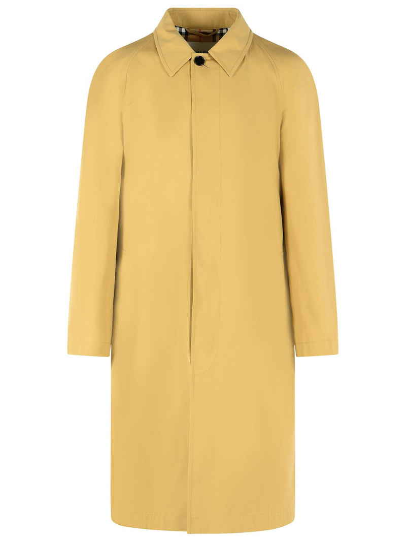 Burberry Burberry HAMPER Long Cotton Raincoat Beige - World Class Fashion