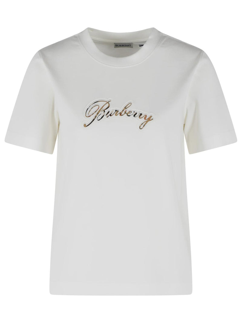 Burberry Burberry Cotton Polo Shirt White Women - World Class Fashion