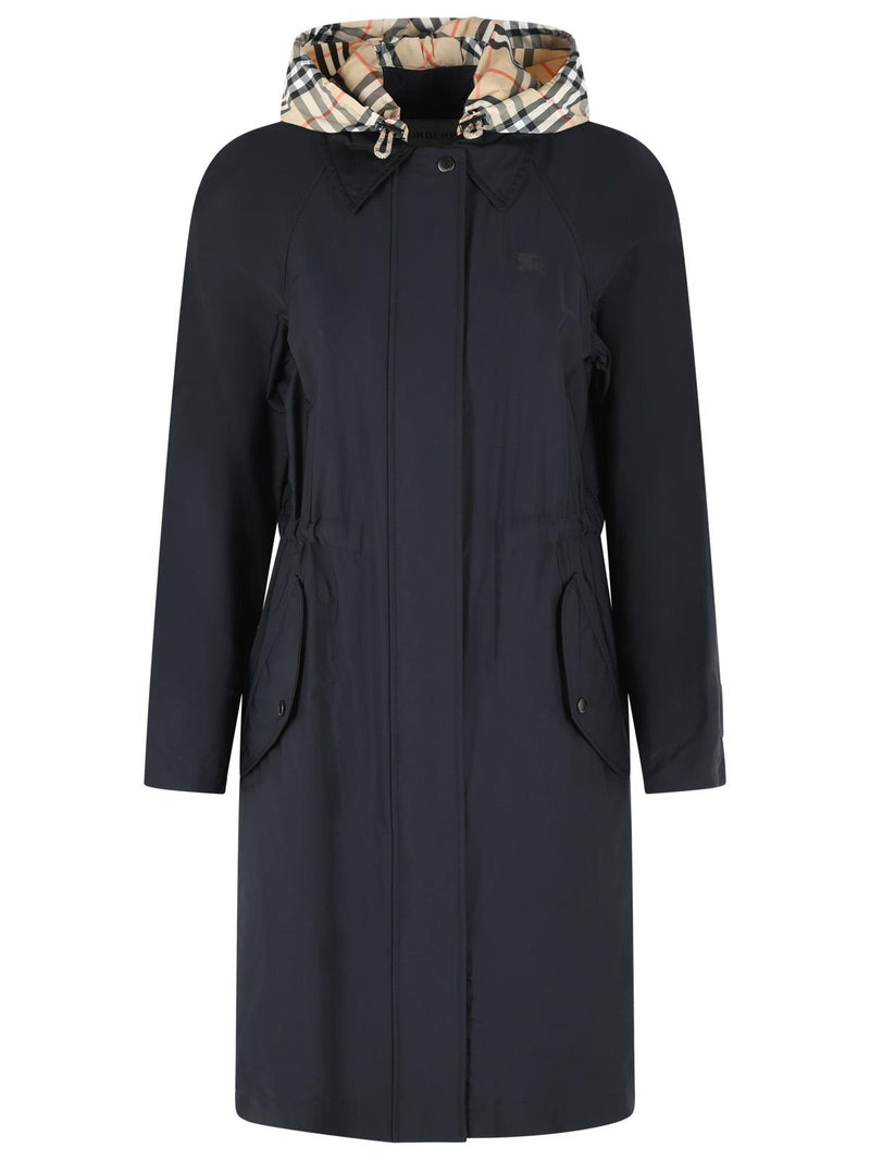 Burberry Burberry 'NEWBURY' Black Polyamide Blend Parka - World Class Fashion