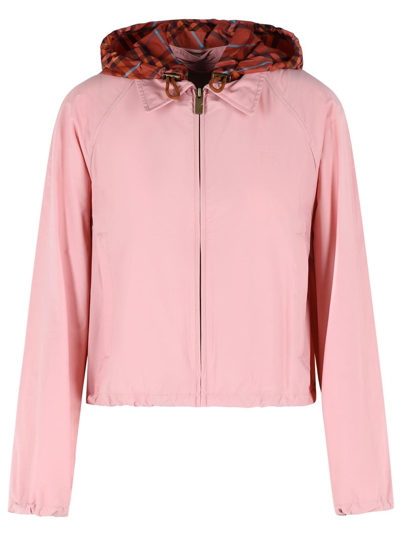 Burberry Burberry Newcott Cropped Jacket Begonia Pink - World Class Fashion