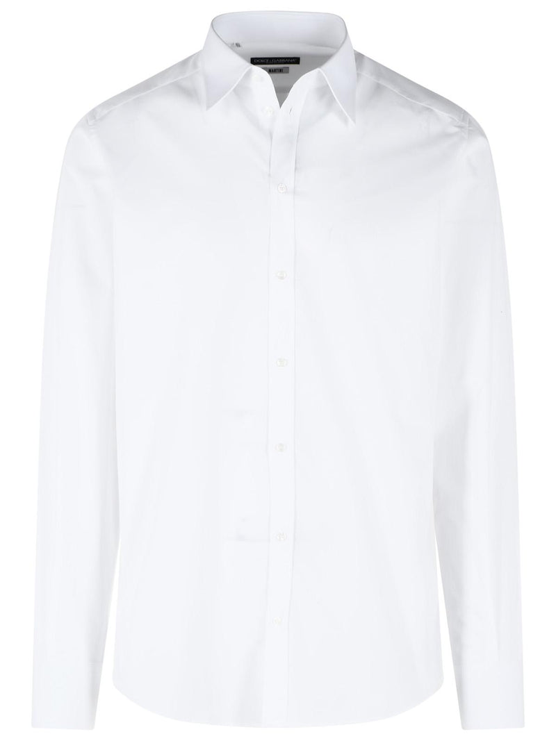 Dolce & Gabbana Dolce & Gabbana White Cotton Men Shirt - World Class Fashion