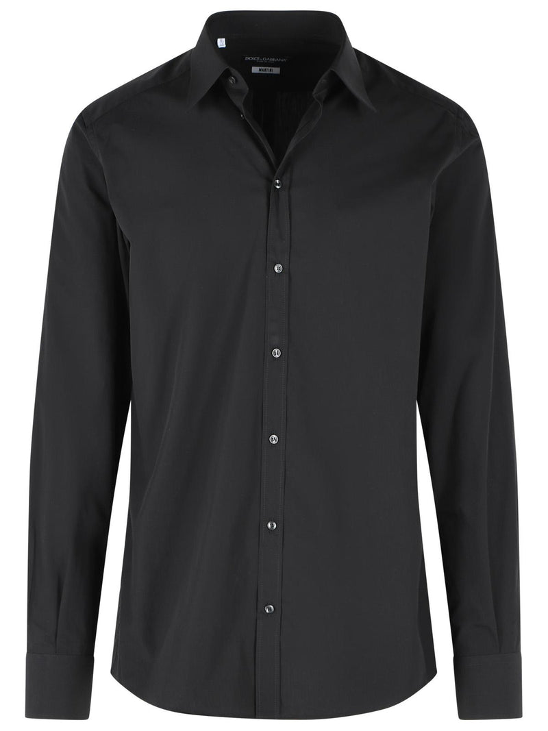 Dolce & Gabbana Dolce & Gabbana Black Cotton Shirt Men - World Class Fashion