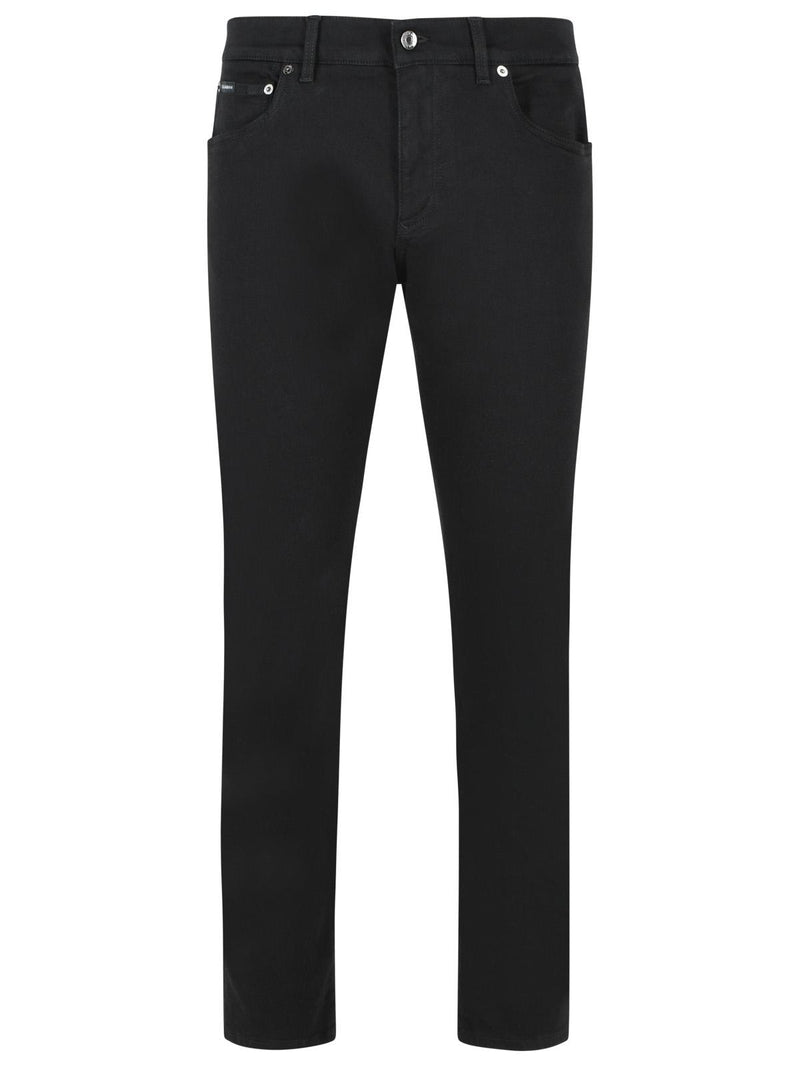 Dolce & Gabbana Dolce & Gabbana Black Cotton Men Jeans - World Class Fashion