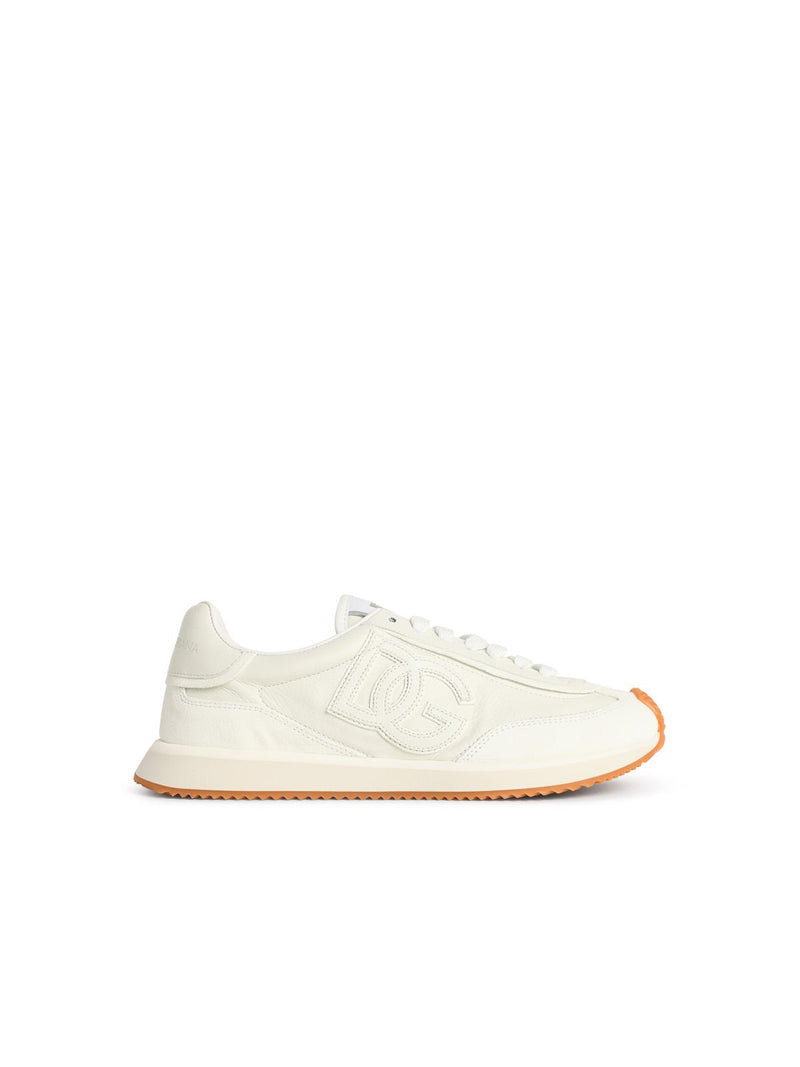 Dolce & Gabbana Dolce & Gabbana Cushion White Leather Sneakers - World Class Fashion