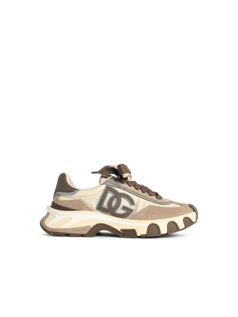 Dolce & Gabbana Dolce & Gabbana DG Country Road Beige Sneakers - World Class Fashion