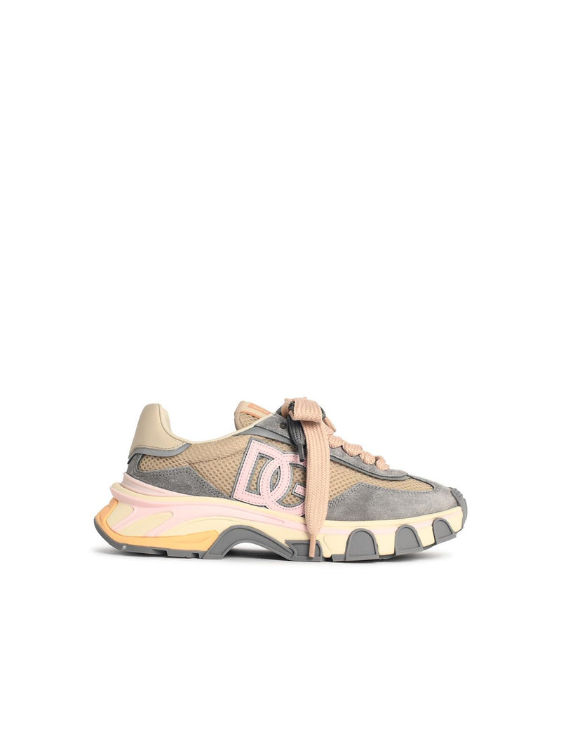 Dolce & Gabbana Dolce & Gabbana AIRMASTER Sneakers Beige Grey Women - World Class Fashion