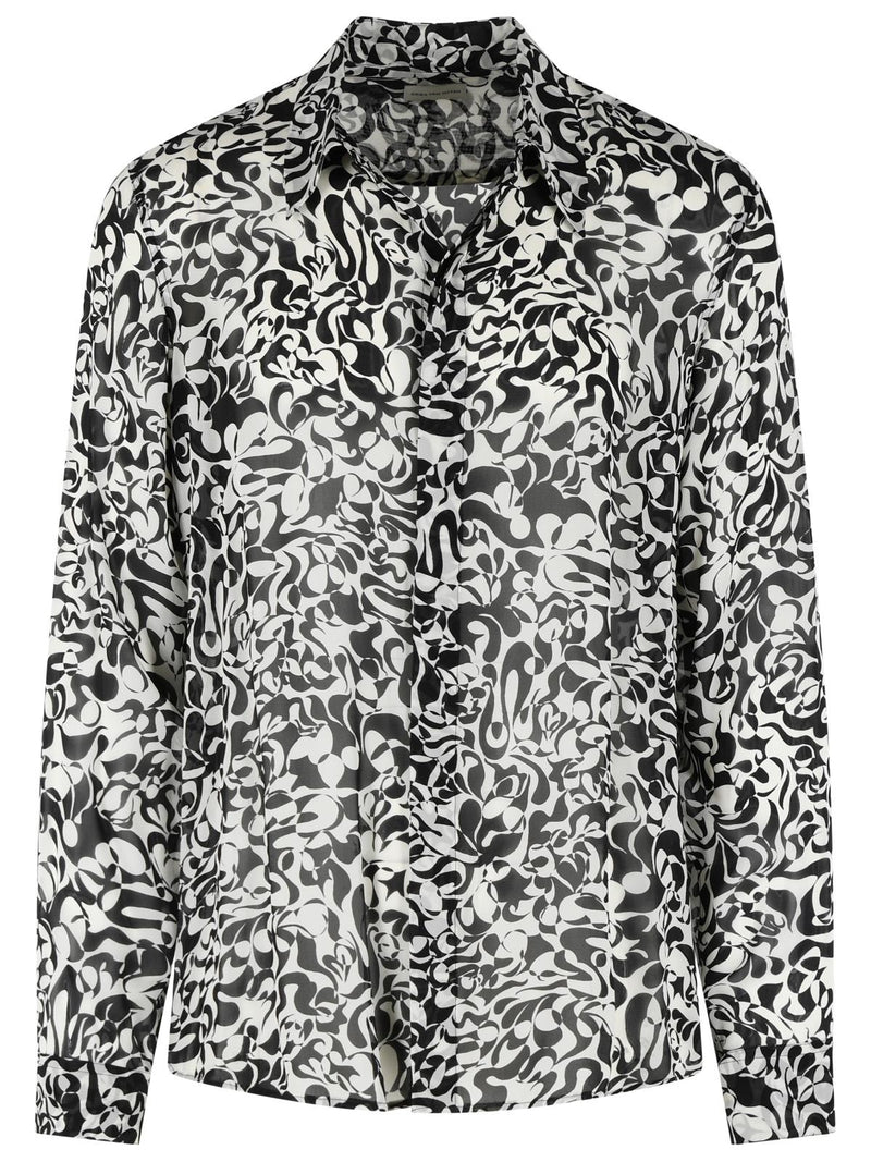 Dries Van Noten Dries Van Noten CARVIES Black Viscose Shirt - World Class Fashion