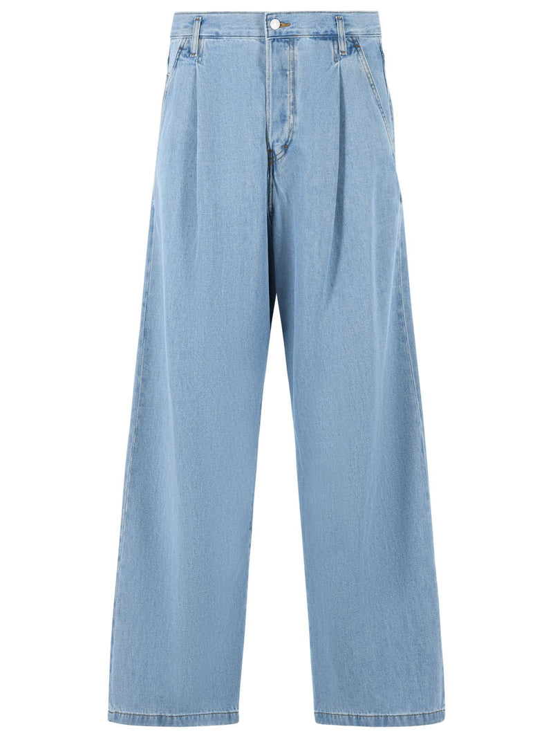 Dries Van Noten Dries Van Noten PENNING Light Blue Denim Jeans - World Class Fashion