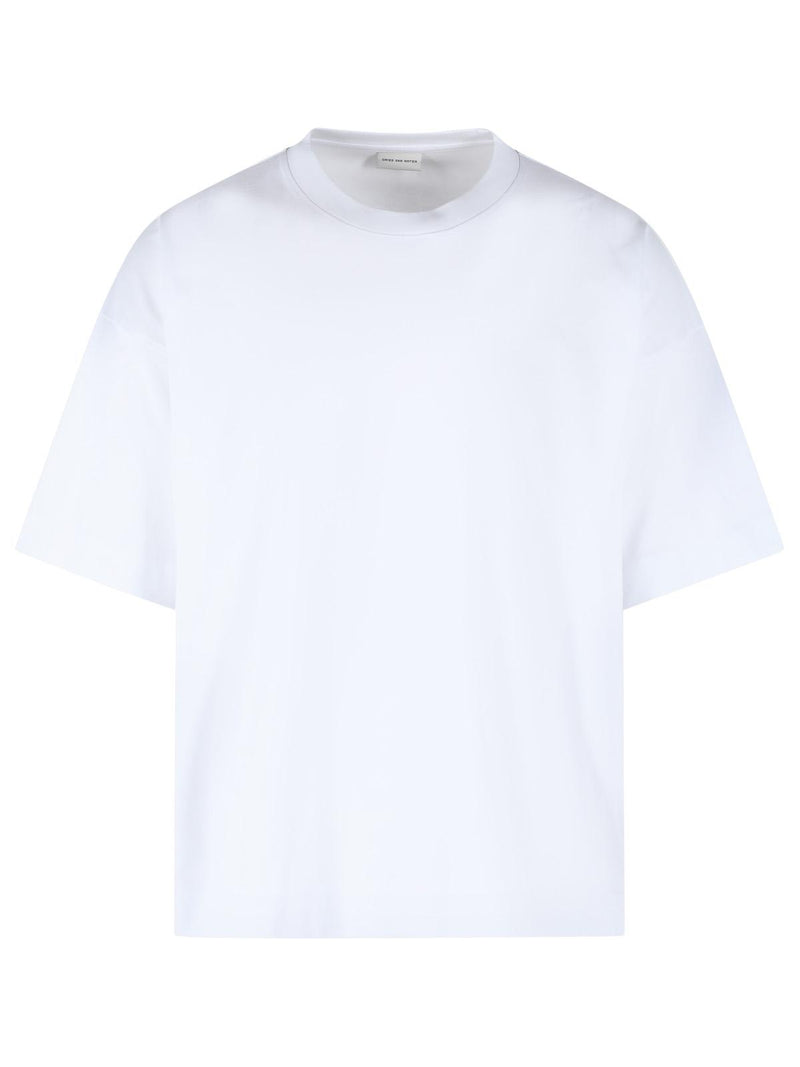 Dries Van Noten Dries Van Noten HENO White Cotton T-shirt Men - World Class Fashion