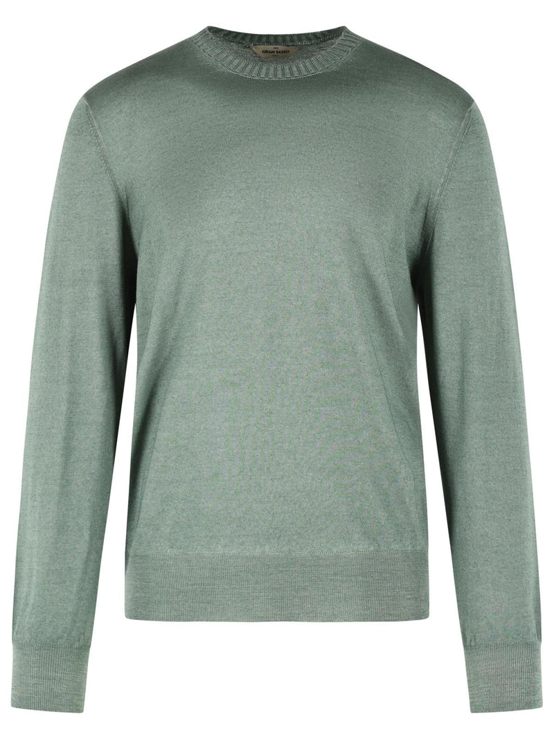 Gran Sasso Gran Sasso Virgin Wool Sweater Green Men - World Class Fashion