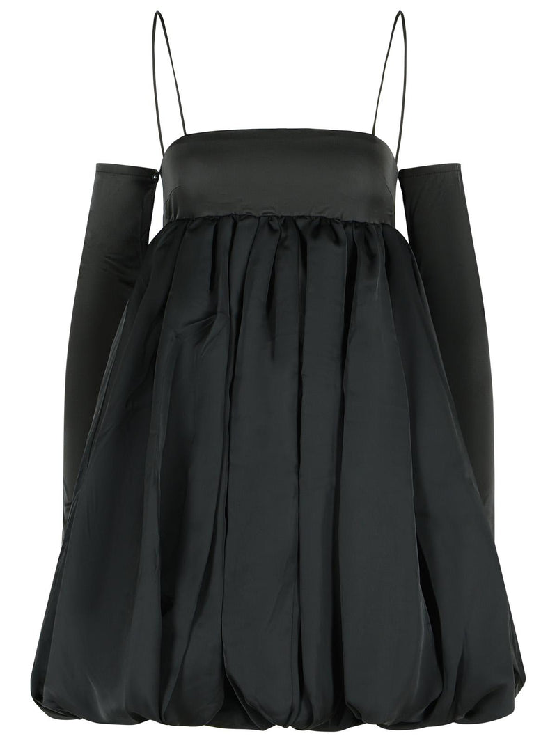 Rotate Rotate Balloon Dress Black Polyester - World Class Fashion