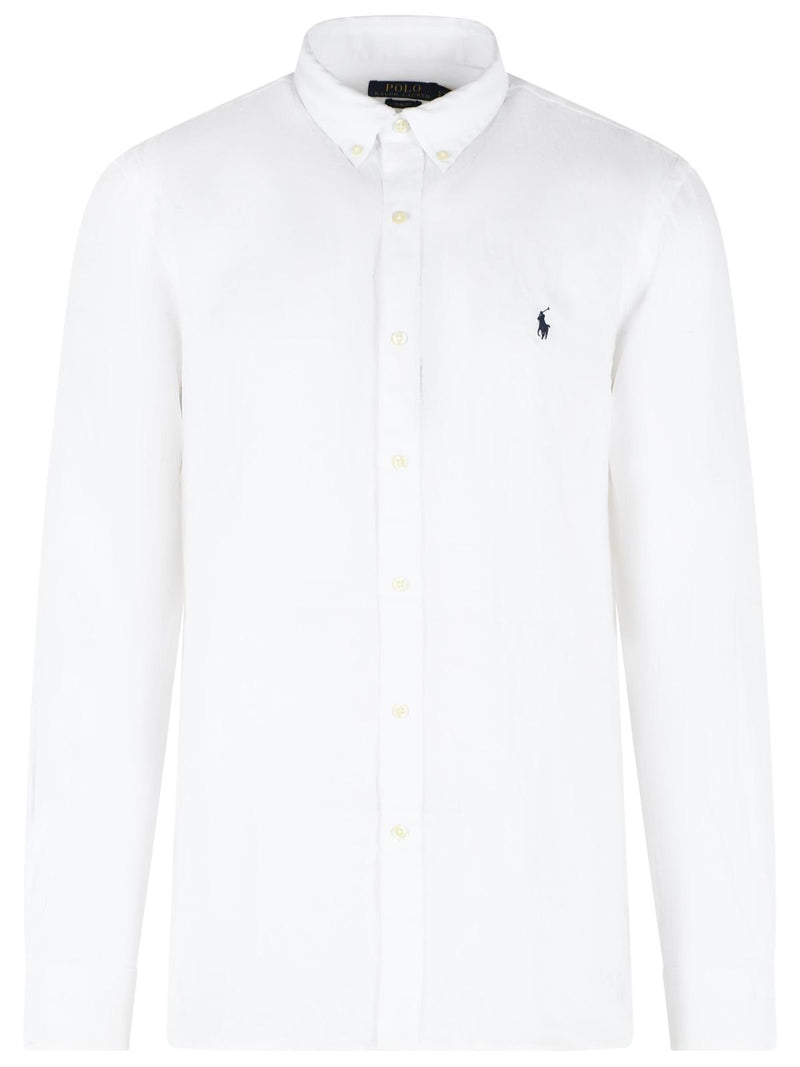 Polo Ralph Lauren Polo Ralph Lauren White Linen Shirt Men - World Class Fashion
