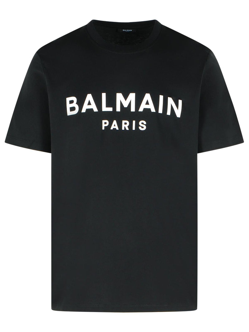 Balmain Balmain Black Cotton Polo Shirt Men - World Class Fashion