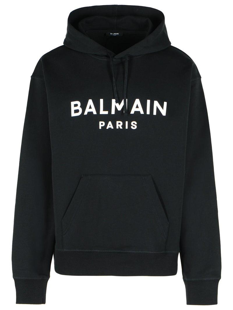 Balmain Balmain Cotton Sweatshirt Black Men - World Class Fashion