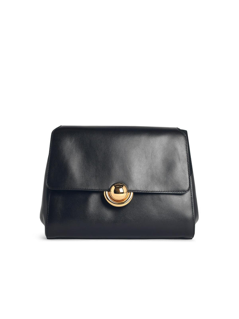 Furla Bolso de Hombro Furla Domus de Piel Negra para Mujer - World Class Fashion