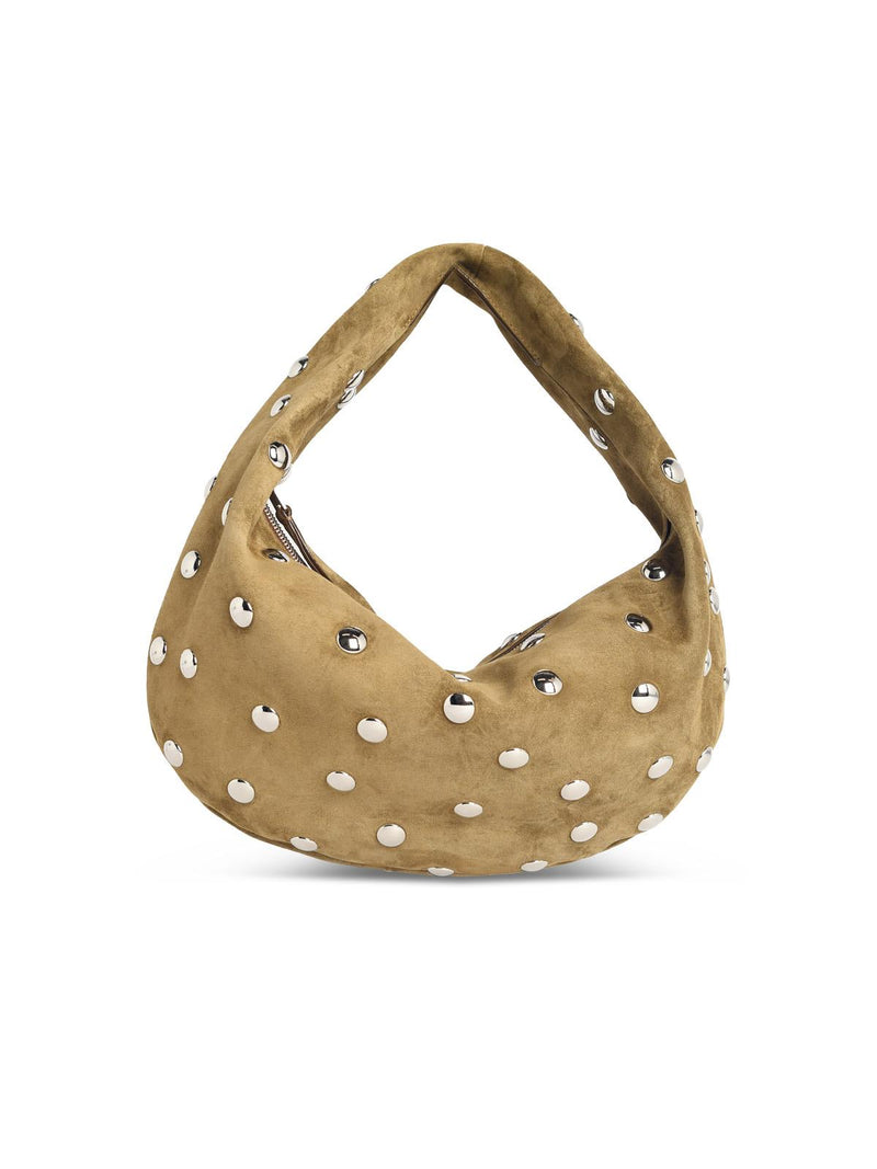 Khaite Bolso Olivia Hobo de Ante Verde Barro de Khaite - World Class Fashion