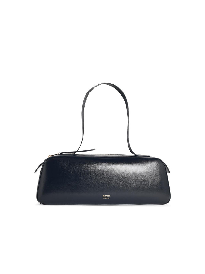 Khaite Bolso de cuero negro Simona de Khaite para mujer - World Class Fashion