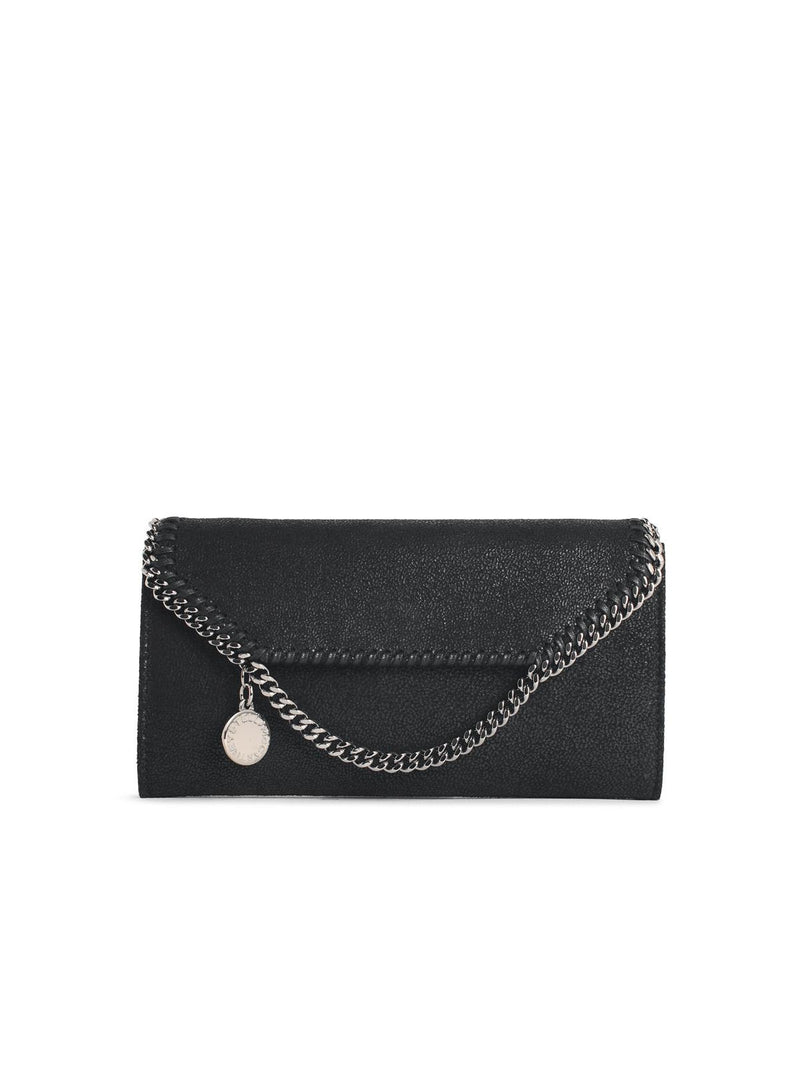 Stella Mccartney Billetera Continental Falabella con Solapa Negra de Stella McCartney - World Class Fashion