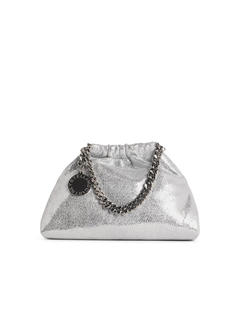 Stella Mccartney Bolso Mini Stella McCartney Falabella Coulisse Plata - World Class Fashion