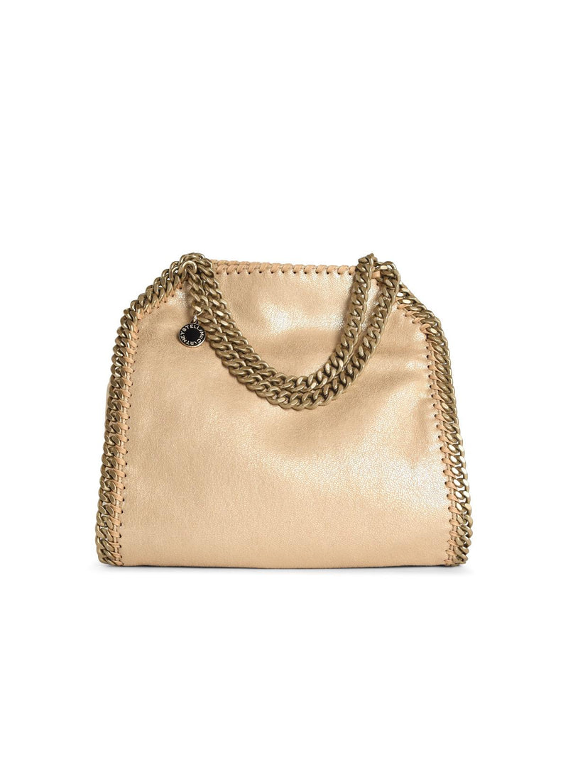 Stella Mccartney Bolso Mini Falabella Dorado de Piel Sintética Shaggy Deer de Stella McCartney - World Class Fashion