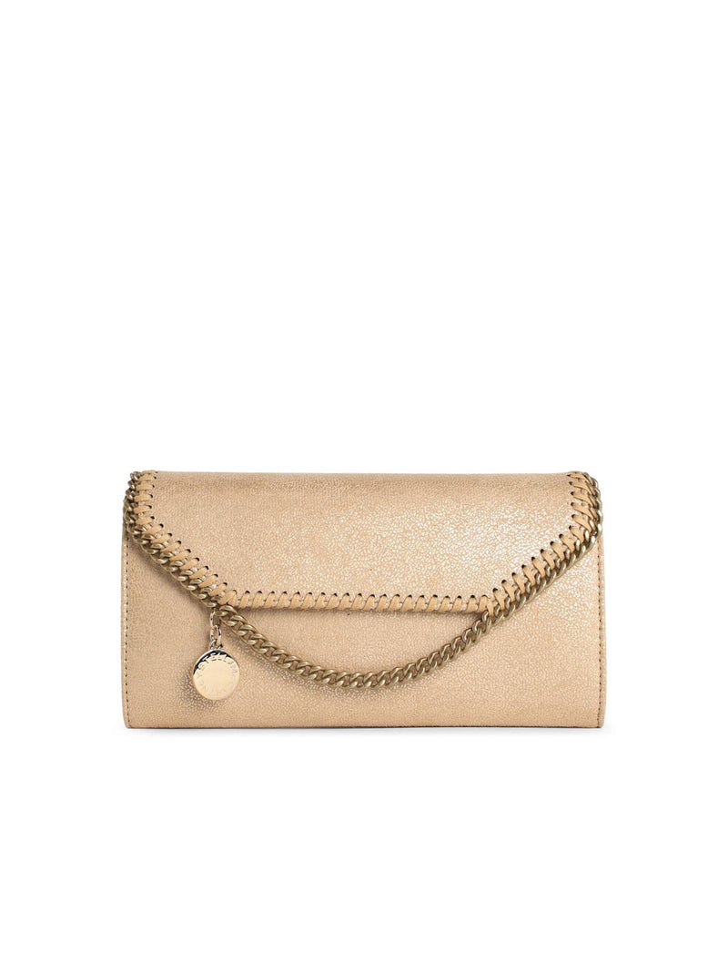Stella Mccartney Cartera Continental Stella McCartney Falabella Dorada - World Class Fashion