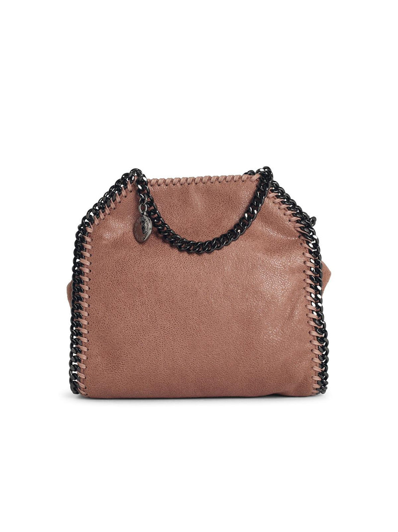 Stella Mccartney Bolso Stella McCartney Falabella Tiny Tote Marrón - World Class Fashion